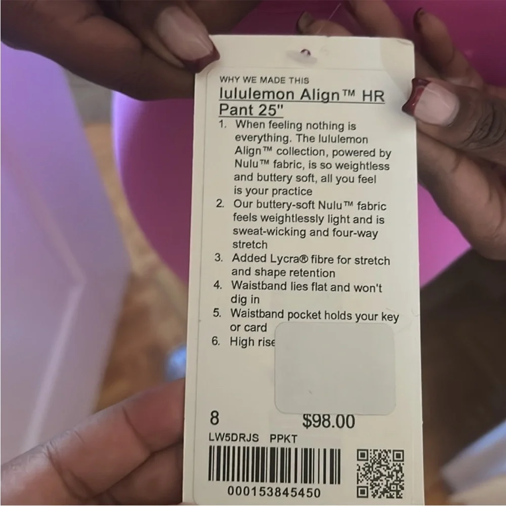 Lululemon Align HR Pant 25" - Picture 7 of 7